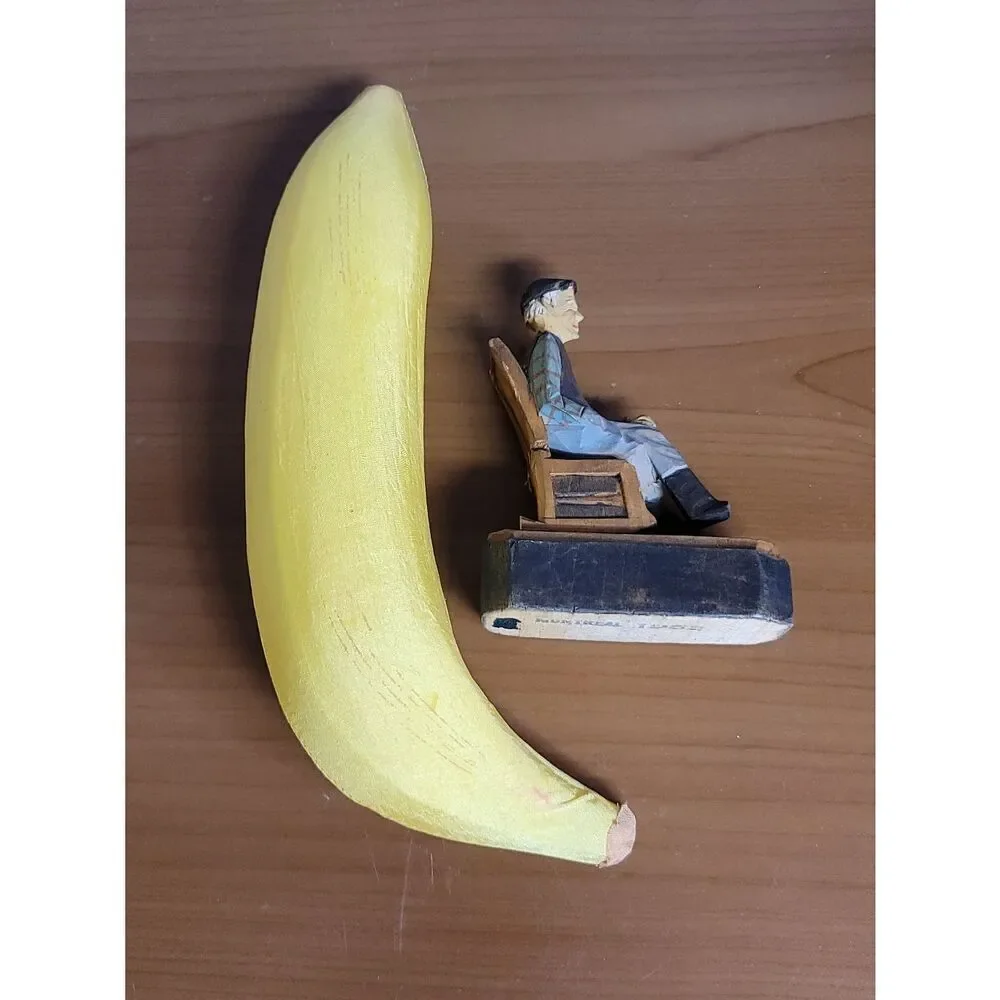 1952 Montreal Wooden Handmade Figurine